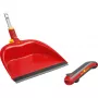 Recogedor WOLF-Garten BK-M 25 cm rojo/gris — Recogedor de jardín para exterior, compacto 25 cm de ancho