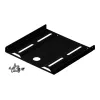 Marco de montaje para disco duro Goobay Wentronic de 2.5 a 3.5, Negro - apto para montar un disco duro de 2.5 en una bahía de 3.5 (93990)