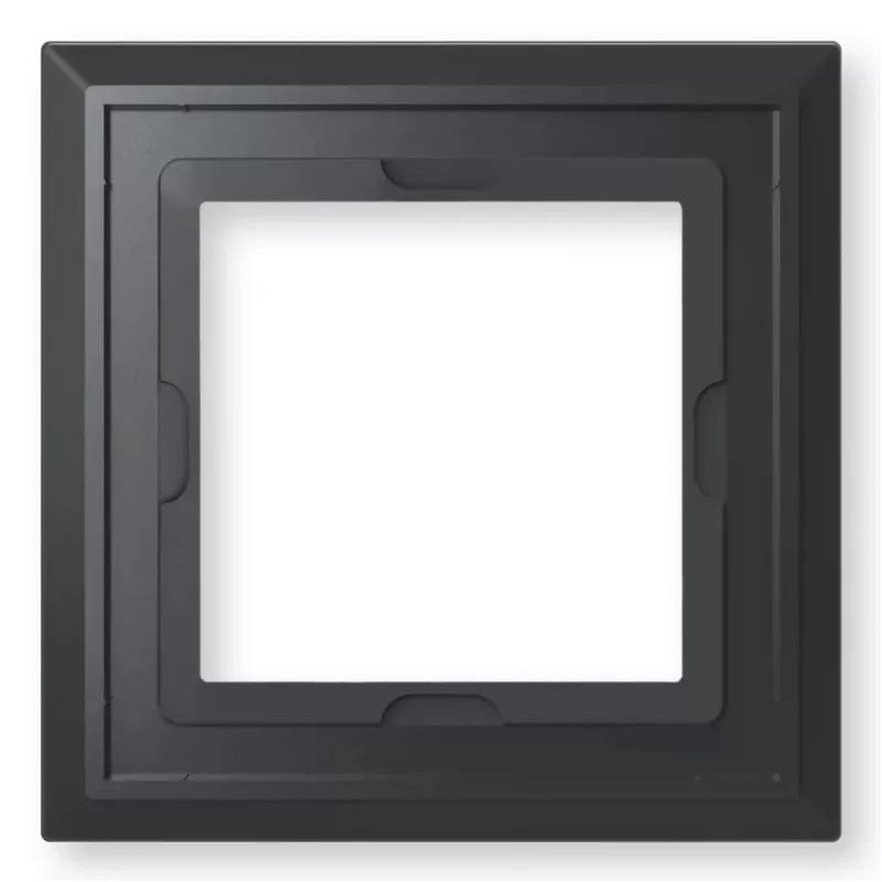 eQ-3 Homematic IP Marco de cristal simple, negro (162148A1)