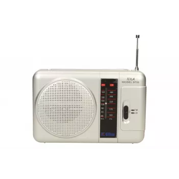 Radio portátil Eltra TOLA 3 analógica plata