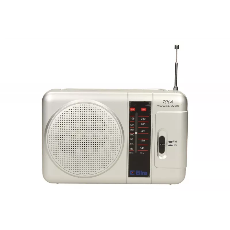 Radio portátil Eltra TOLA 3 analógica plata