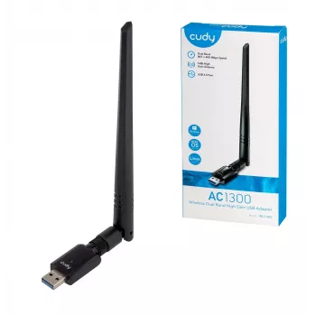 Tarjeta de Red Cudy WU1400 WLAN 867 Mbit/s USB Dualband Wi-Fi 5