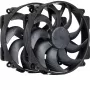 Noctua NF-A14x25r G2 PWM Sx2-PP chromax.negro 140 mm set de doble ventilador