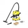 Aspirador Kärcher WD 4 S V-20/5/22 — depósito de acero inoxidable de 20 l, cable de 5 m, 1000 W, aspirador seco y húmedo