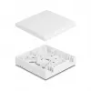 Roseta de conexión de fibra óptica DeLOCK 2 x SC simplex LC dúplex blanca