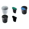 Cubo de basura Helit H6106995 6 litros para H 61061/H 61062 negro