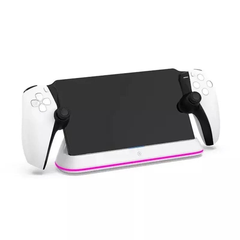 Sistema de carga Subsonic SA5708 para Playstation Portal con cable negro blanco
