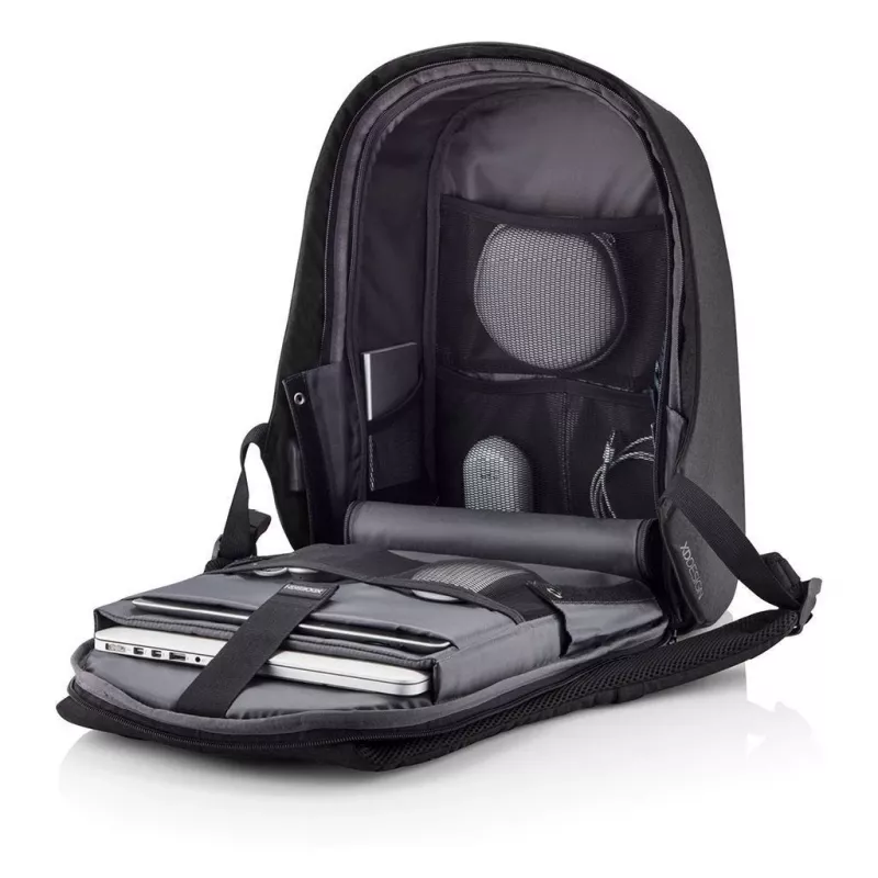 XD Design Bobby Hero Small P705.701 mochila antirrobo, portátil de 13,3 pulgadas, tablet de 12,9 pulgadas, 10,5 l, PET, negra