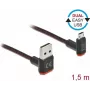 Cable USB DeLOCK EASY-USB 2.0 Type-A a Micro-B macho 1,5 m negro