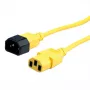 ROLINE 19.08.1532 Cable de alimentación amarillo 3 m IEC 320 (19.08.1532)