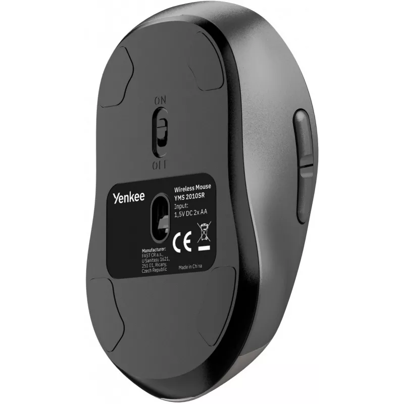 YENKEE YMS 2010SR GYRO Dual ratón inalámbrico, Bluetooth + USB 2,4 GHz