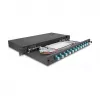 Caja de empalme de fibra óptica DeLOCK 67004 negra metal 482x220x44mm