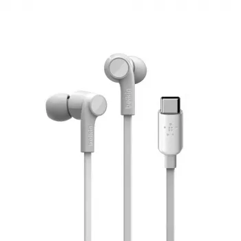 Auriculares Belkin ROCKSTAR USB Type-C blanco