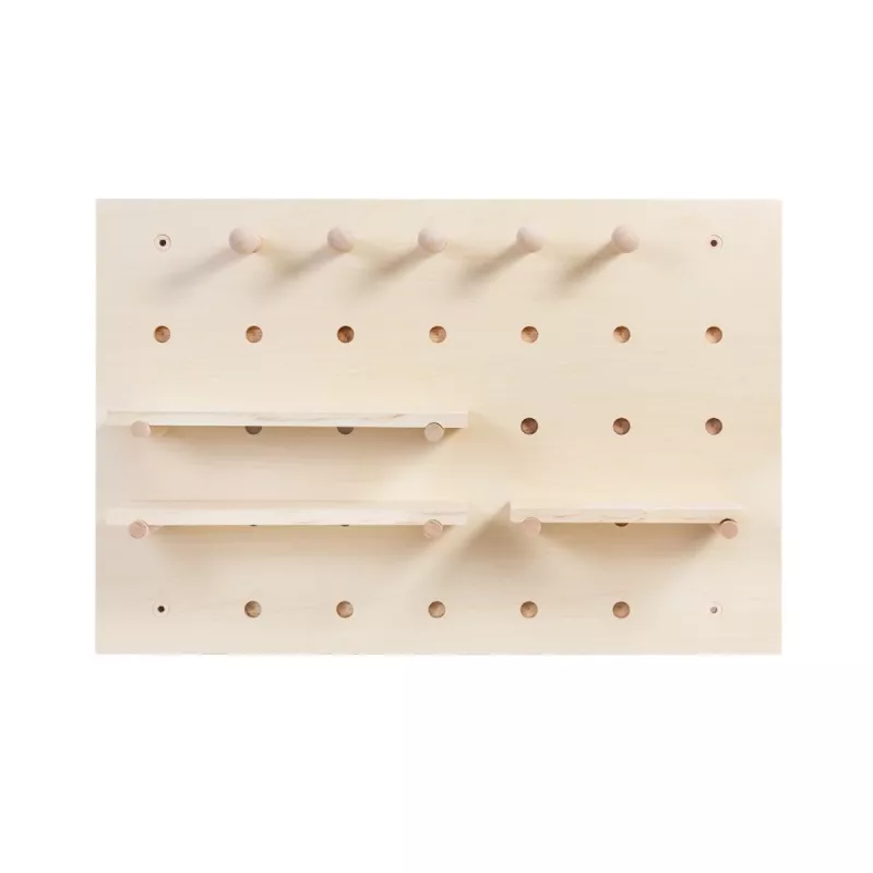 Maclean MC-130 WD panel organizador de madera, 40x60 cm, máx. 20 kg