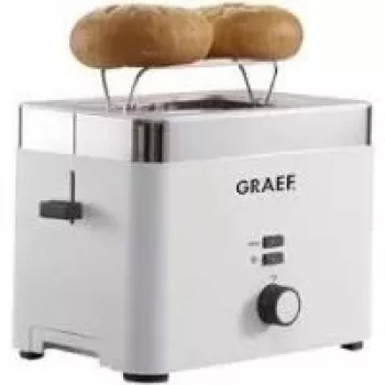 Graef TO 61 - Tostadora - 2 rebanadas - 2 ranuras - Edelweiß
