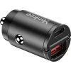 Cargador de coche YENKEE CAR 02 Power Delivery 30W con conectores USB-A y USB-C