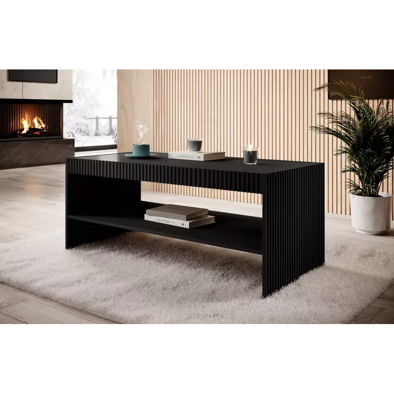 Banco / mesa PAFOS 120x60x50 cm negro mate