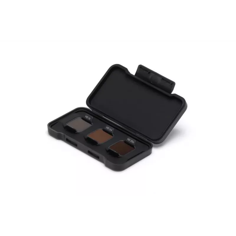 Set de filtros de densidad neutra DJI Flip ND16 / ND64 / ND256 — pack de tres para drones DJI compatibles