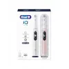 Braun Oral-B iO Series 6 Duo Cepillo de dientes eléctrico pack de 2 Blanco/Rosa