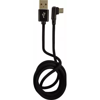 Cable LC-POWER USB-Micro-1M-2 1 m negro, USB-A a Micro-USB (LC-C-USB-MICRO-1M-2)