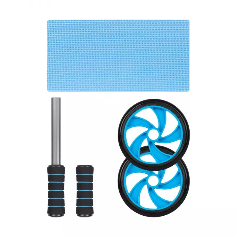 REBEL ACTIVE rueda doble, rodillo para abdominales AB Wheel