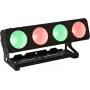 Lámpara de panel LED EUROLITE PMB-4 COB QCL 30W — potencia COB 30W, mezcla de colores QCL