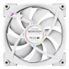 Montech RX120 PWM ventilador para caja de ordenador 12 cm blanco 3 uds.
