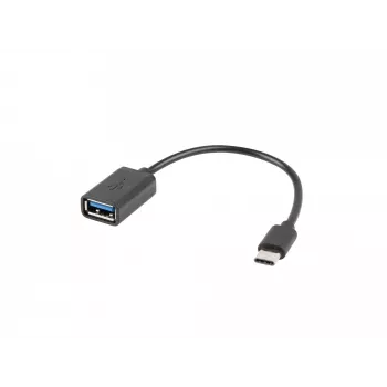 Cable USB Lanberg AD-OTG-UC-01 0,15 m USB 2.0 USB A USB C negro