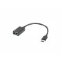 Cable USB Lanberg AD-OTG-UC-01 0,15 m USB 2.0 USB A USB C negro