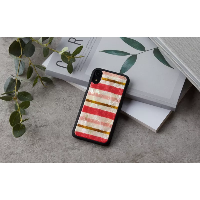 Funda para smartphone iKins para iPhone XR — diseño short cake, negra