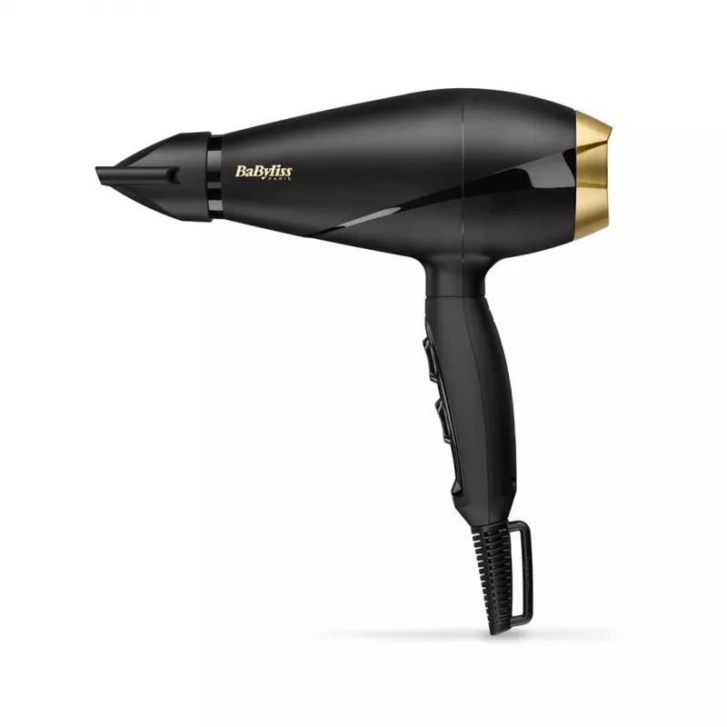 Secador de pelo BaByliss 6704E 2000 W negro, oro