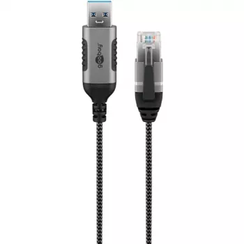 Cable Ethernet Goobay USB-A 3.0 a RJ45 fino 1 m – conecta router, módem o (74393)