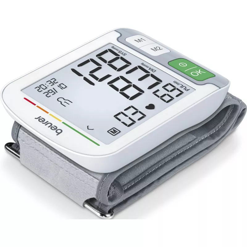 Beurer BC 51 tensiómetro de muñeca, blanco/gris