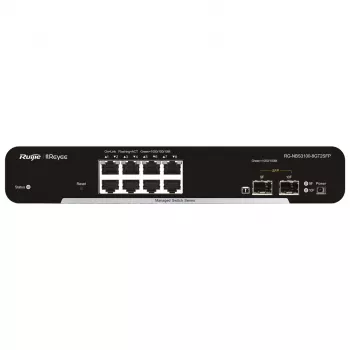 Ruijie Networks RG-NBS3100-8GT2SFP Switch de red Gestionado L2 Gigabit Ethernet (10/100/1000) Negro
