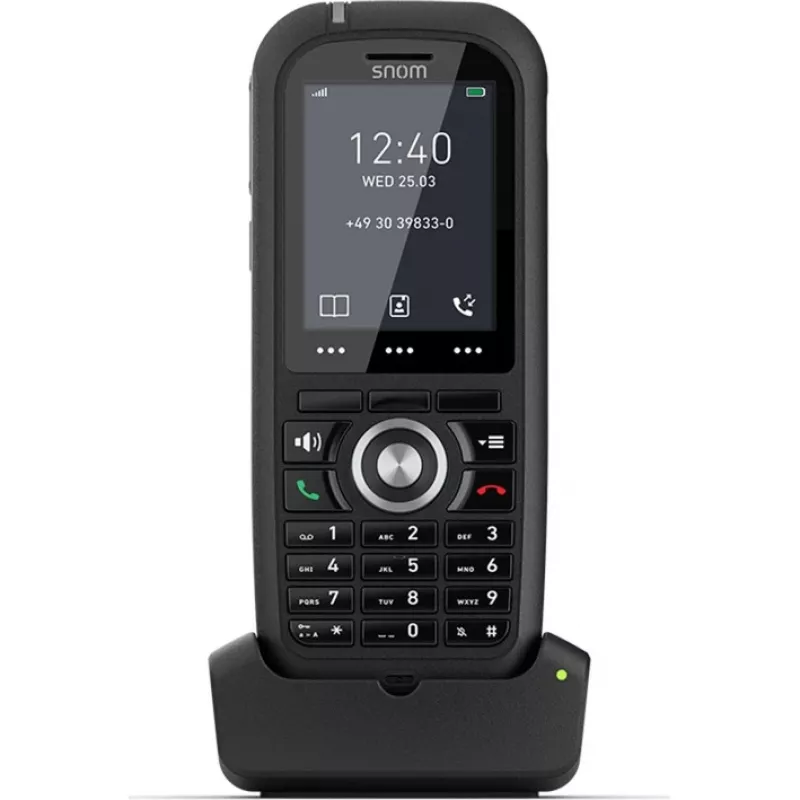 Snom M80 auricular de teléfono DECT con visualización de número de llamada Negro