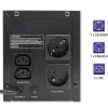 Qoltec Monolith 53775 SAI Line-Interactive, 1200 VA (1,2 kVA) / 720 W, AVR, 4 tomas AC, negro