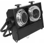 Deslumbrador halógeno EUROLITE Audience Blinder 2 x PAR-36, negro, 2 lámparas