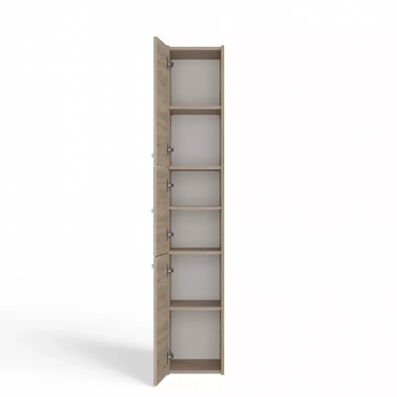 Armario de almacenamiento de baño Topeshop S33 SONOMA roble