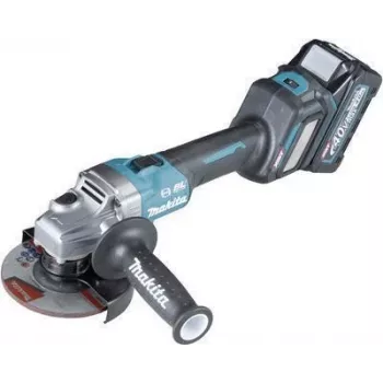 Makita GA023GM201 - Amoladora angular - batería - 125 mm - 2 baterías, cargador incluido - 40 V (GA023GM201)
