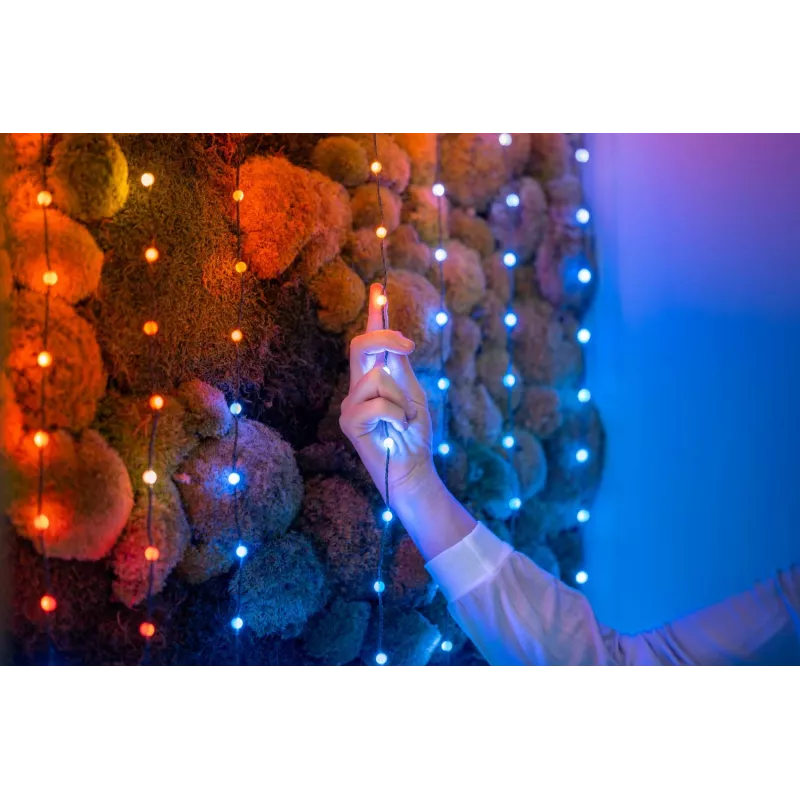 Tira de luces inteligente Twinkly Strings USB-C Pearls Wi-Fi/Bluetooth multicolor