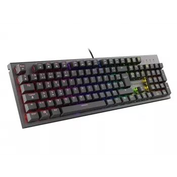 Teclado gaming mecánico Genesis Thor 300 RGB — switch Red, diseño compacto