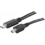 Cable USB S/CONN 77144-1.0 USB 2.0 1 m USB C Mini-USB B negro
