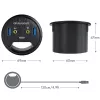 Hub USB GRAUGEAR G-THUB-AU-60 USB 3.2 Gen 1 Type-A Negro