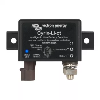 Combinador Cyrix-Li-ct 12/24V 230A — combinador de batería para sistemas de 12V y 24V