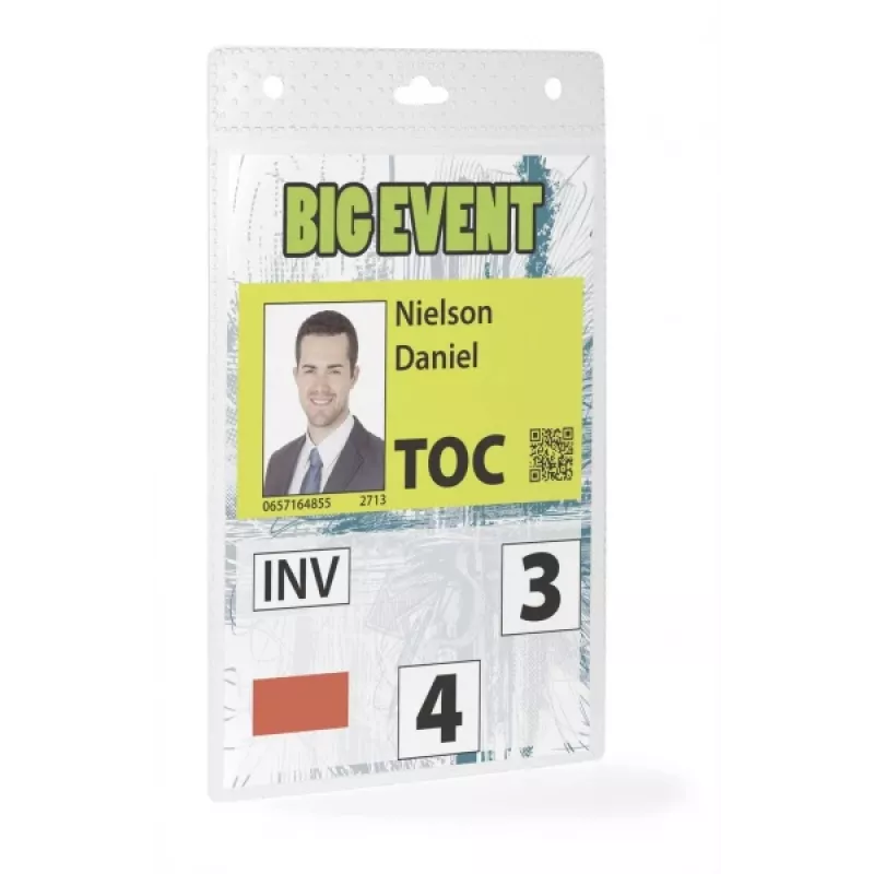 Soporte para documentos Durable 8526 A6 vertical transparente 20 uds.