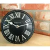 Reloj NeXtime 5187zw London Table, Ø16 cm, pared, negro/blanco