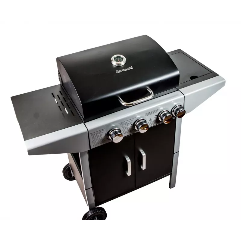 Parrilla de gas Ravanson GO-3 — parrilla de gas compacta, modelo GO-3