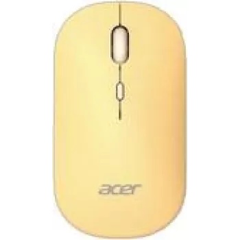 Ratón Acer AMR130 ambidiestro RF Wireless + Bluetooth 1600 DPI, 4 botones, amarillo