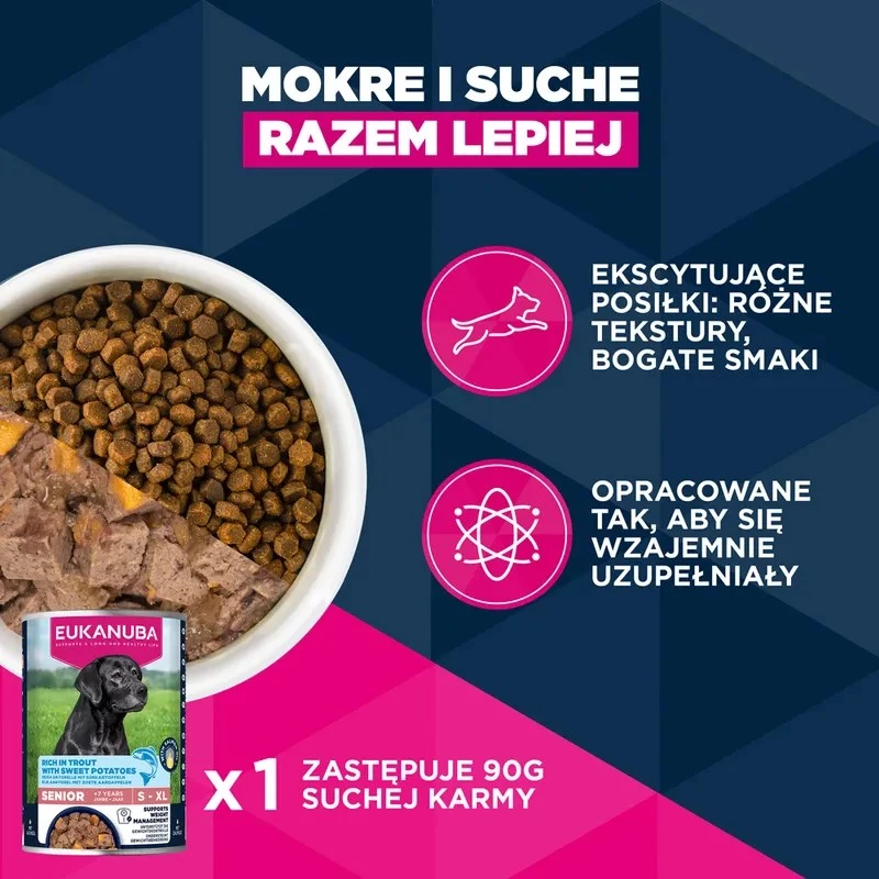 Comida seca para perros EUKANUBA Mature Small Chicken 3 kg — para perros adultos de razas pequeñas