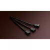 Cable divisor NA-SC1 Sx2 negro, 13,5 cm, 2 uds., para ventilador PWM